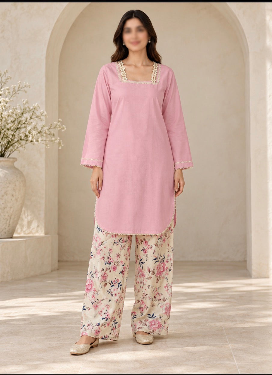 U-783 : Khaadi Printed 2-Piece (New)