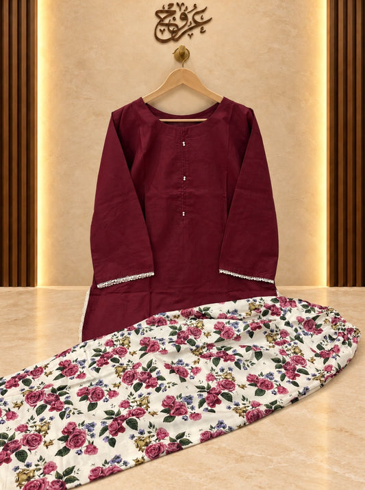 U-774 Khaadi Printed 2-Piece Vol # 01
