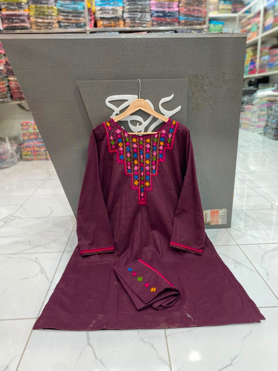 U-702 Al Karam 2 Piece Handmade Dresses