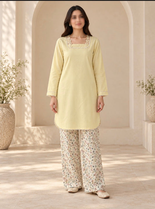 U-783 : Khaadi Printed 2-Piece (New)