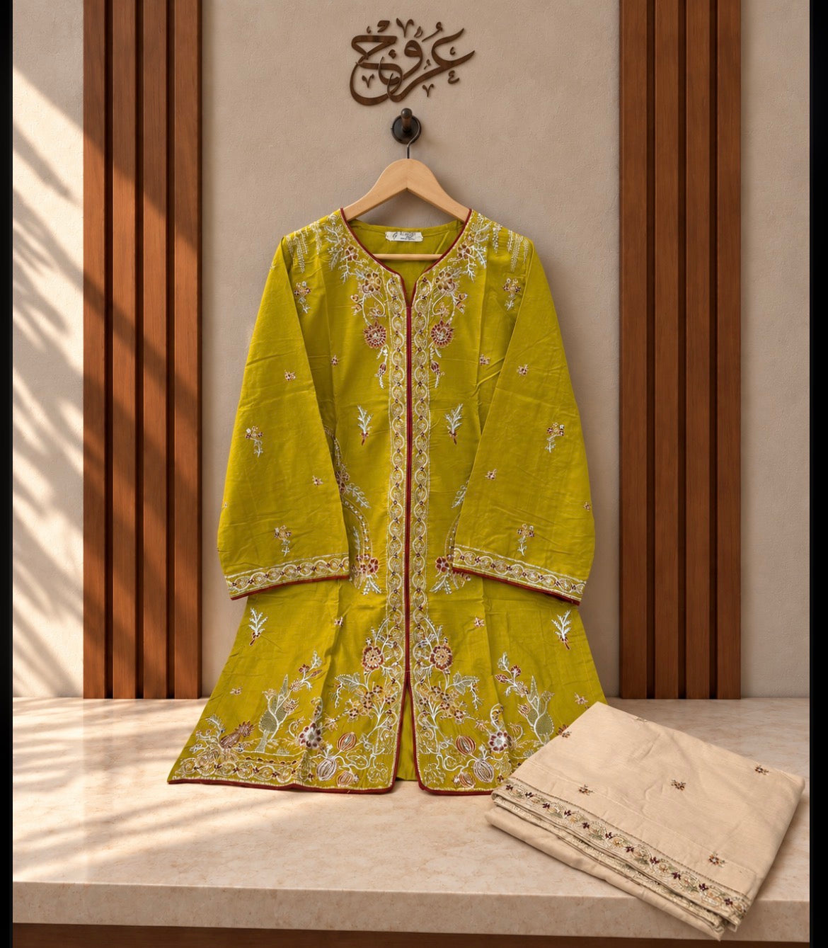 U-758 Open Shirt 2-Piece