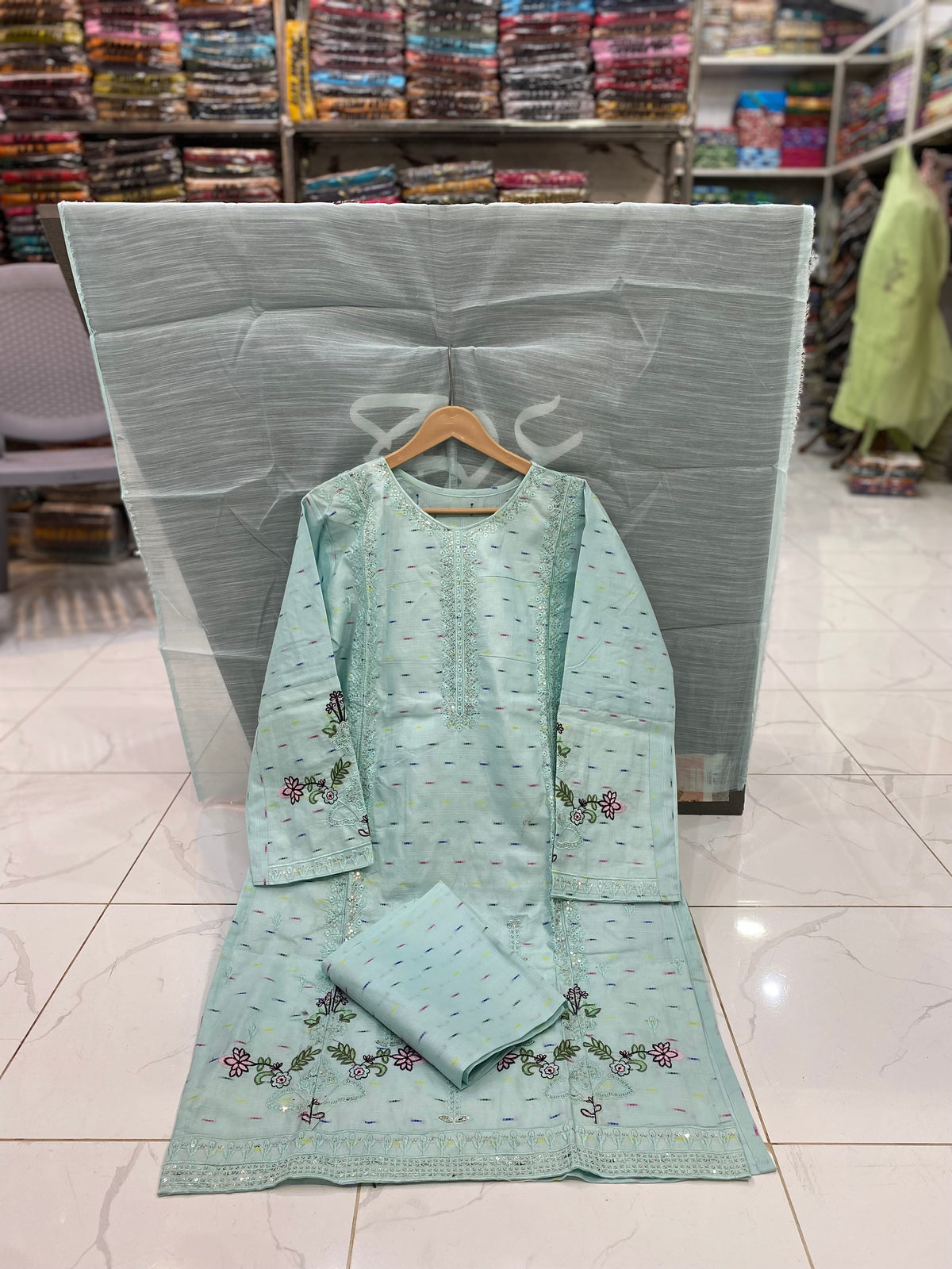 U-714 Bindi Cotton 3-Piece Dress