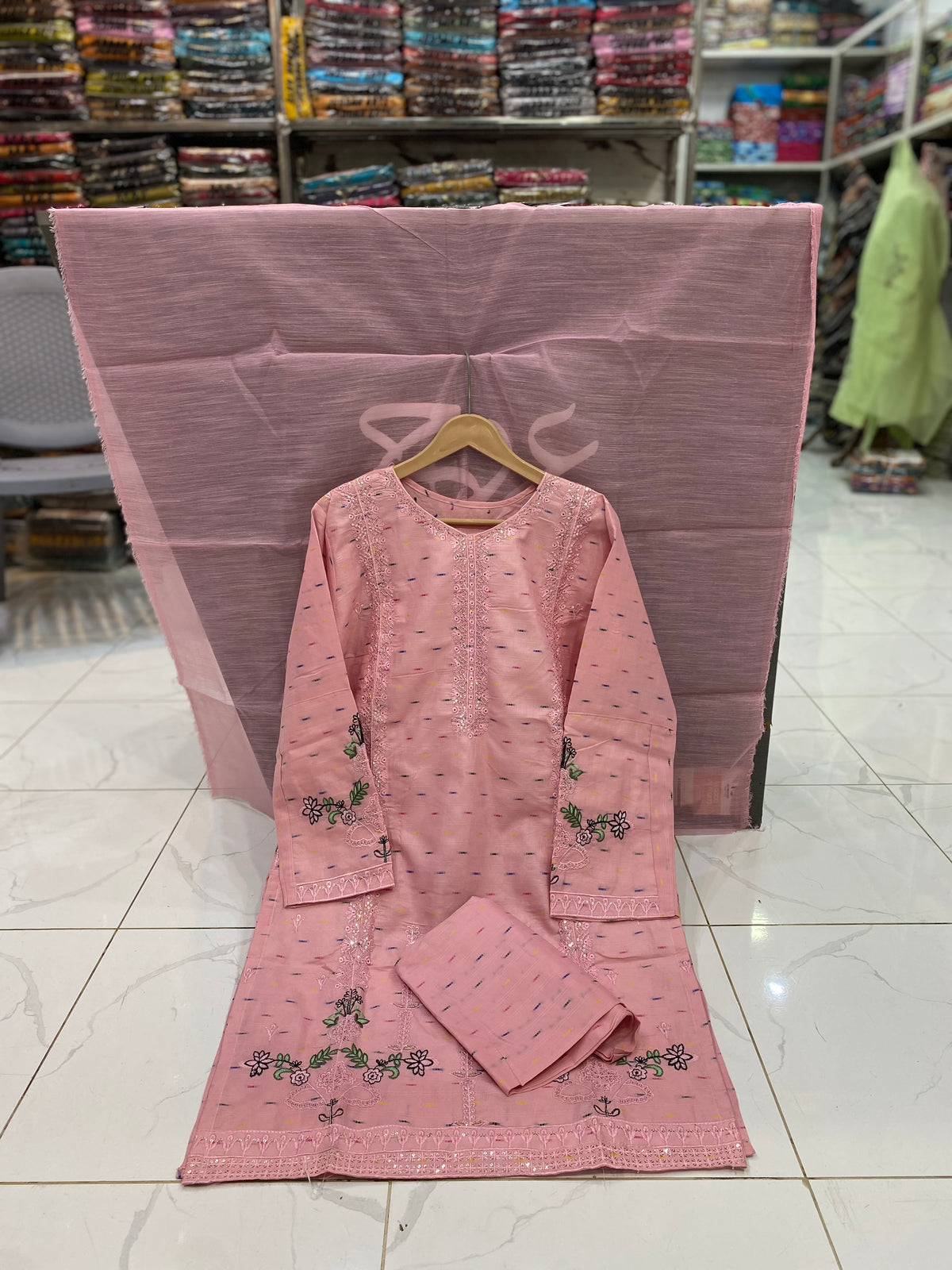 U-714 Bindi Cotton 3-Piece Dress