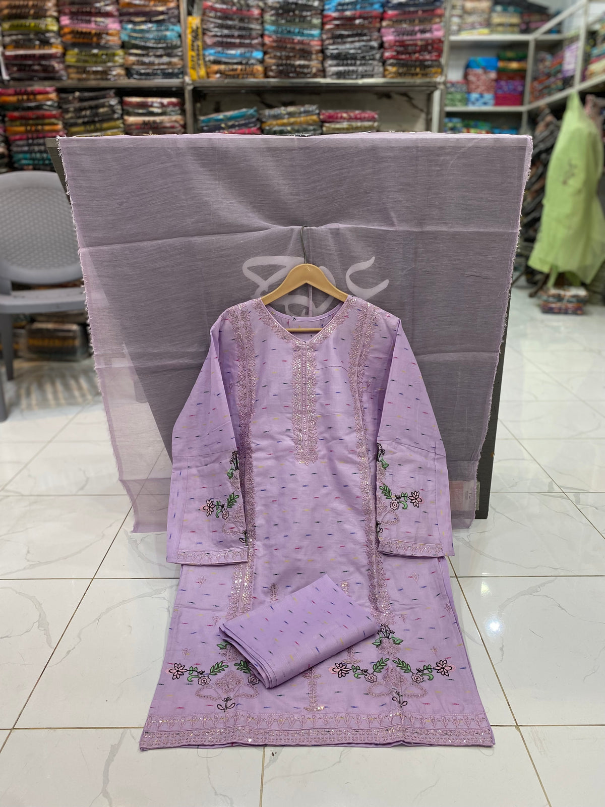 U-714 Bindi Cotton 3-Piece Dress